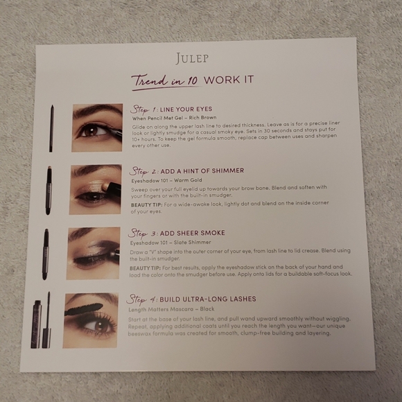 Work It Trend in Ten Julep makeup kit - Picture 5 of 6